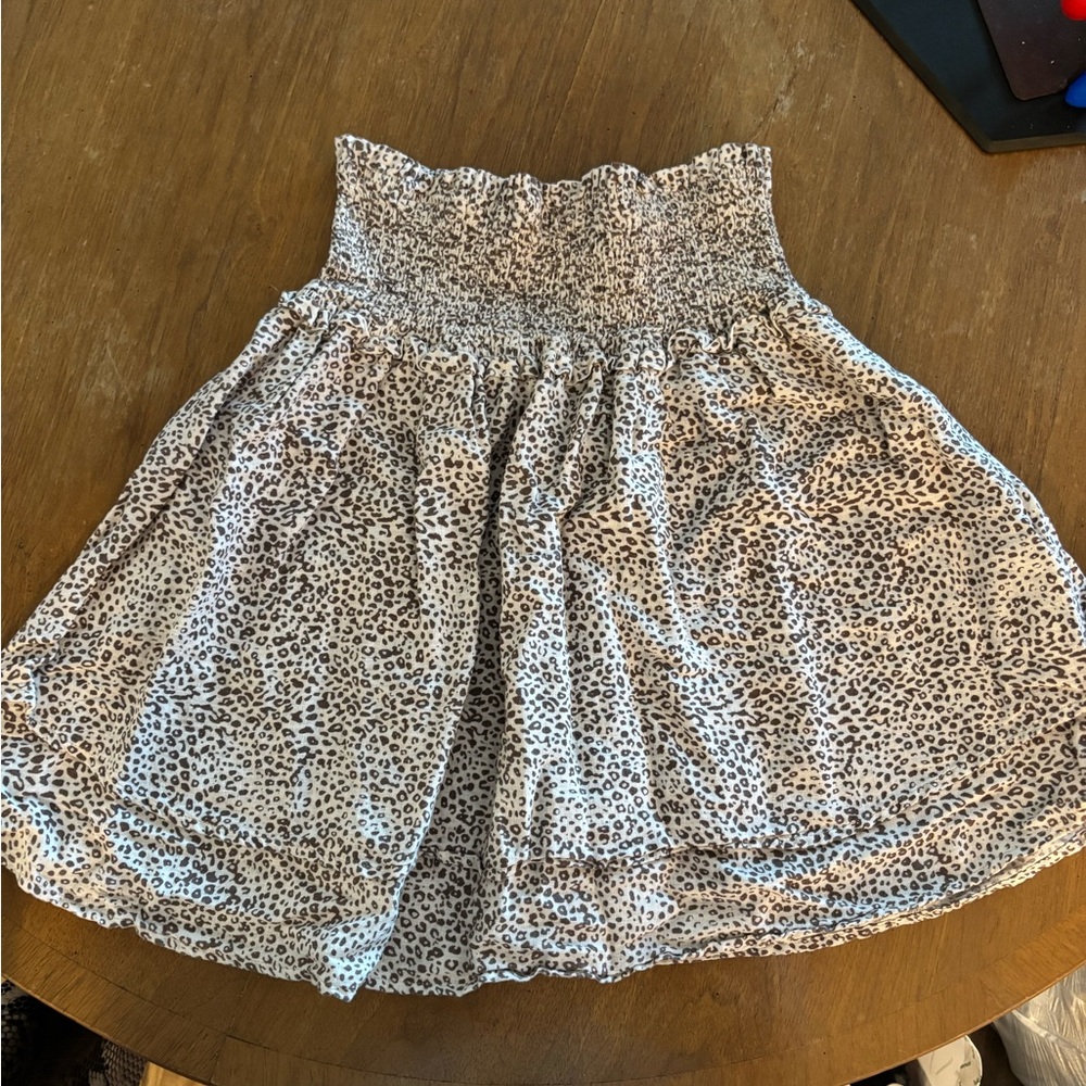 RAILS cheeta mini skirt
